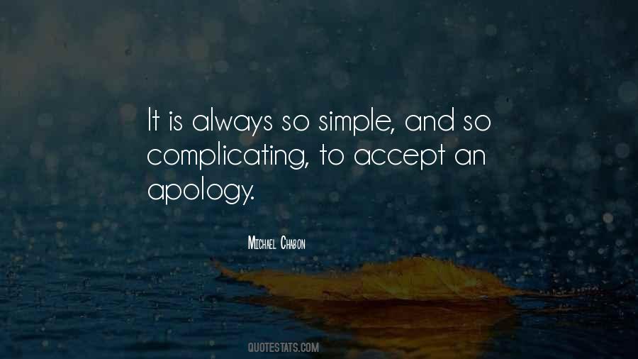 Cant Accept Apology Quotes #1243530