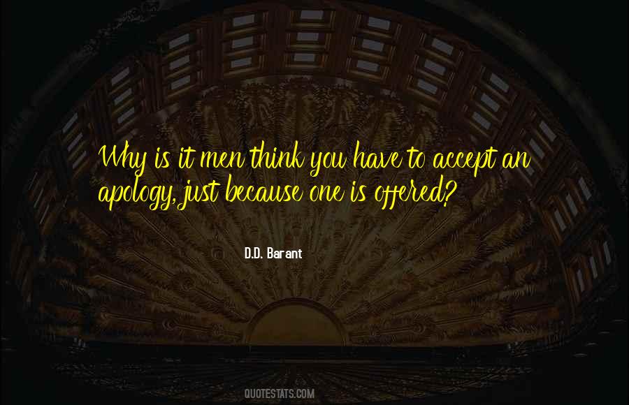 Cant Accept Apology Quotes #915453