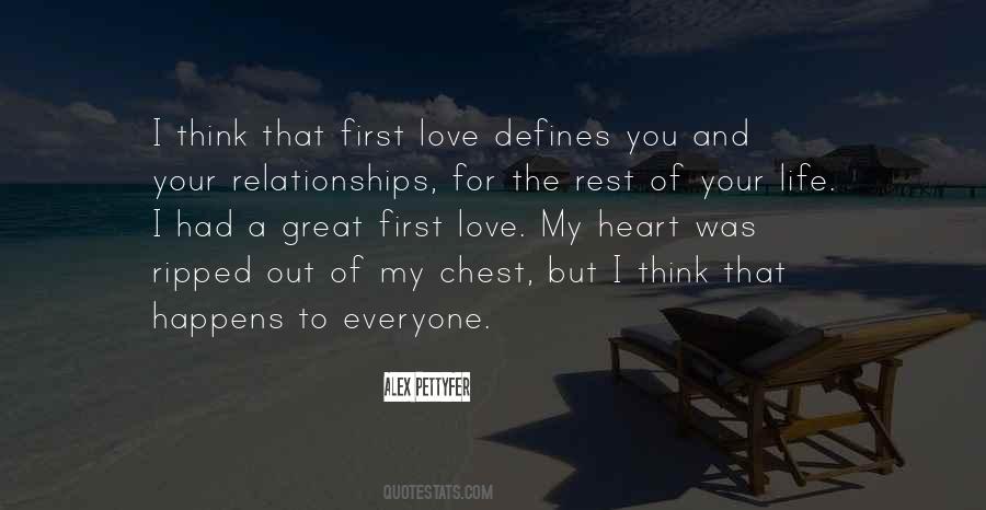 Love You For The Rest Of My Life Quotes #1301023