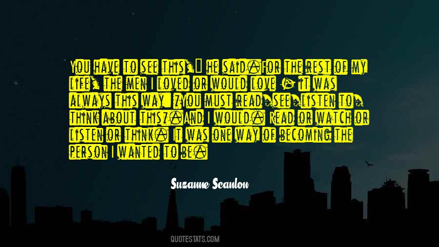 Love You For The Rest Of My Life Quotes #1757708