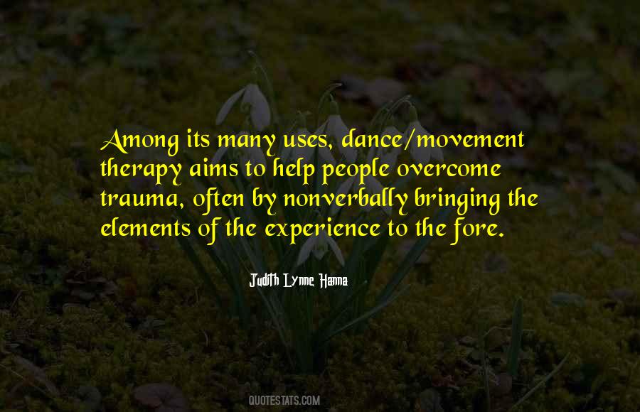 Dance Is Therapy Quotes #1107104