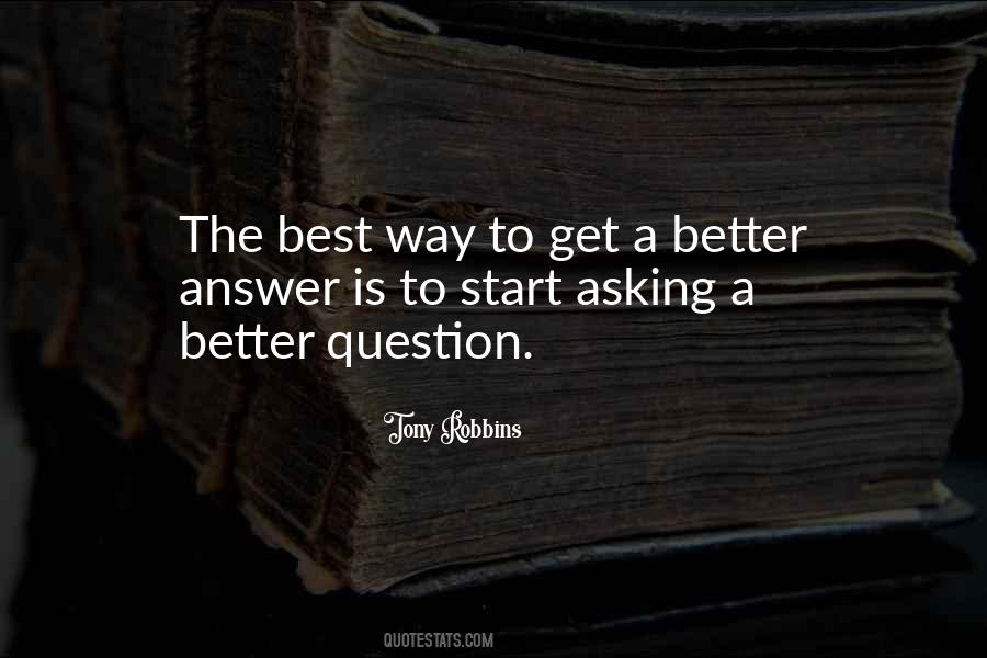 Quotes About The Best Answer #1157860