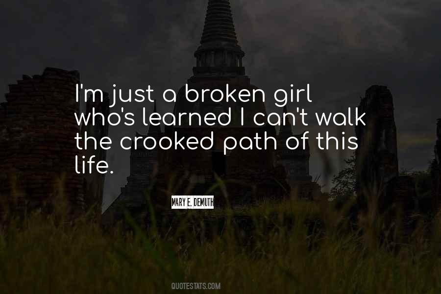 Girl Broken Quotes #964546