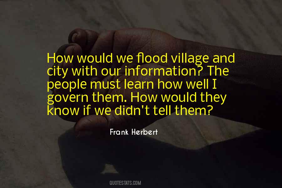 Our Village Quotes #282406