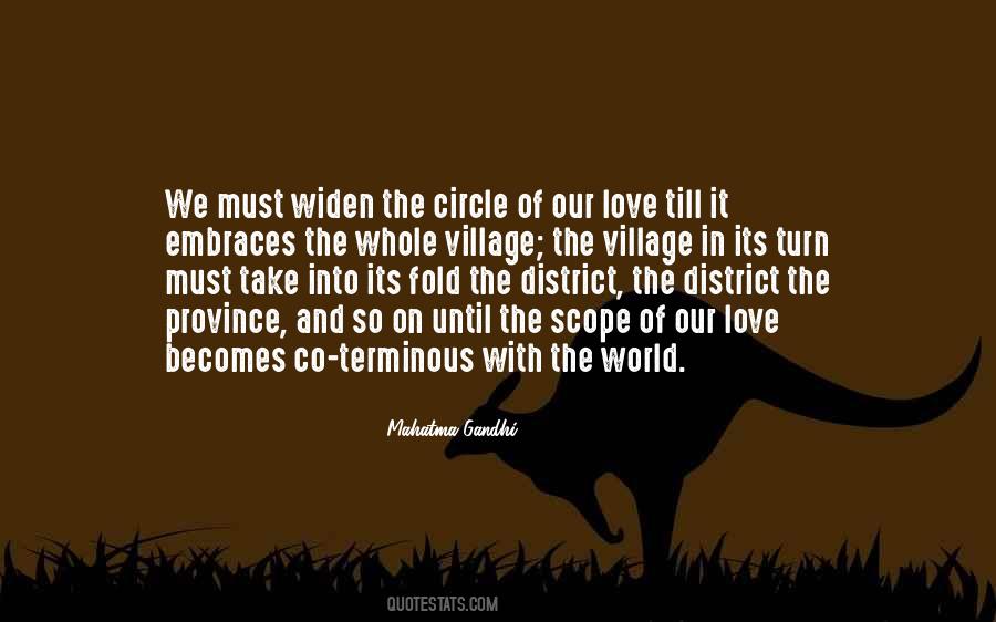 Our Village Quotes #784013