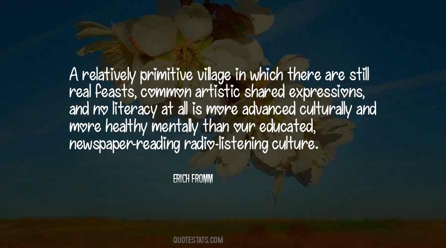 Our Village Quotes #874003