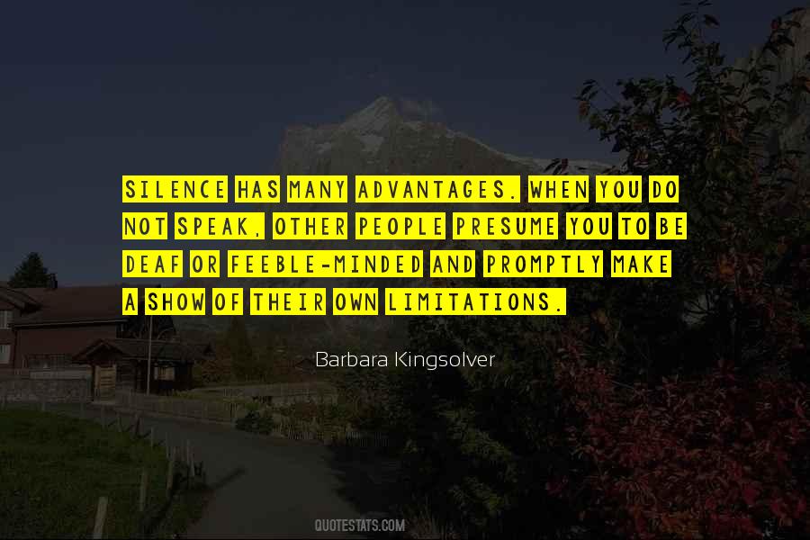 Make Silence Quotes #1840831