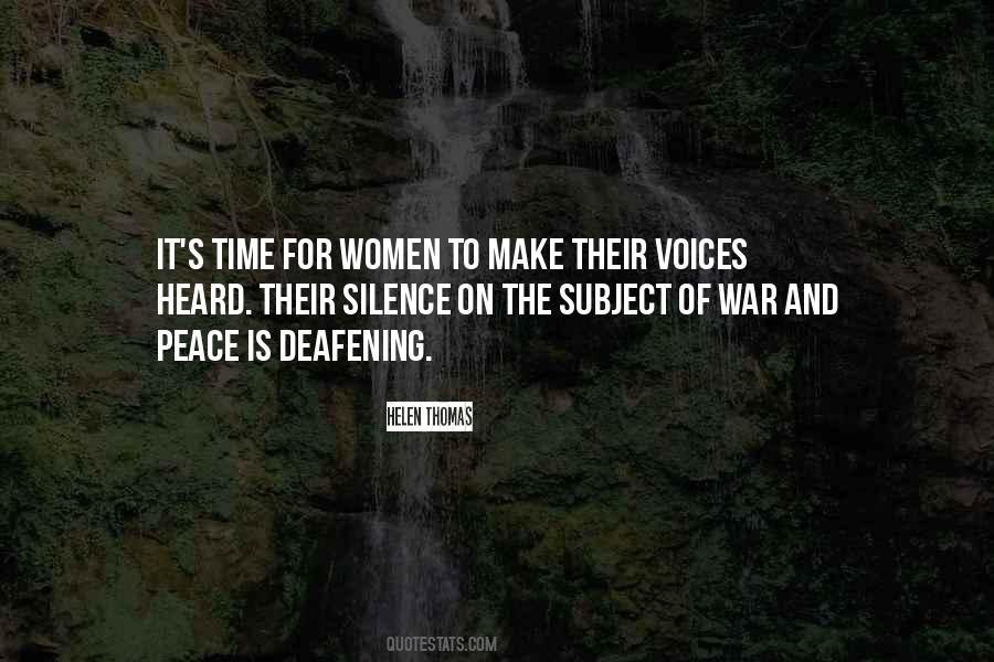 Make Silence Quotes #582066