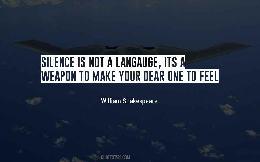 Make Silence Quotes #921592