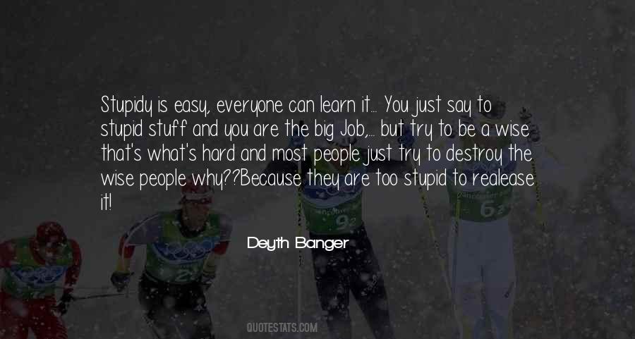 Stupid Wise Quotes #81283