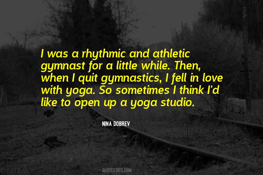 I Love Gymnastics Quotes #861652