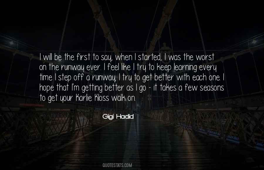 A One Step Quotes #400639