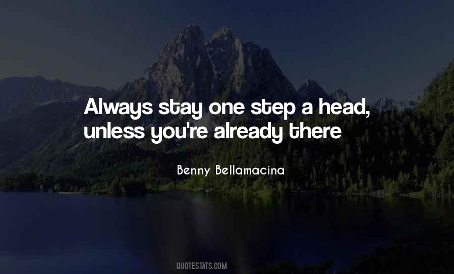 A One Step Quotes #997465