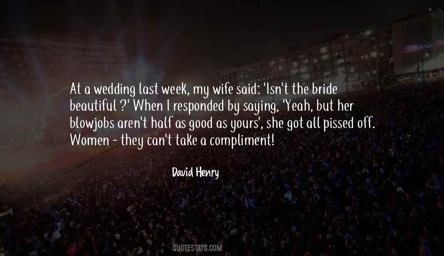 One Week To Go Wedding Quotes #824841