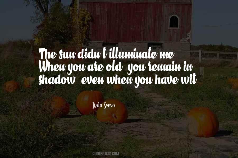 Quotes About Sun Shadow #1573008