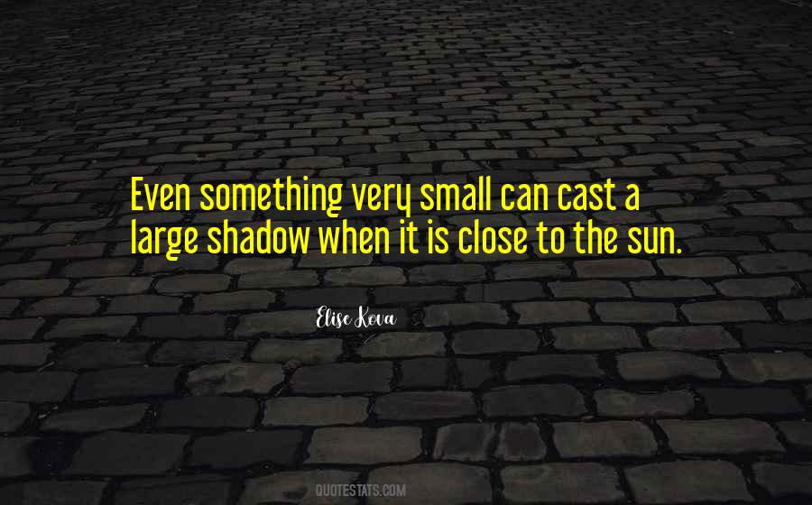 Quotes About Sun Shadow #167127