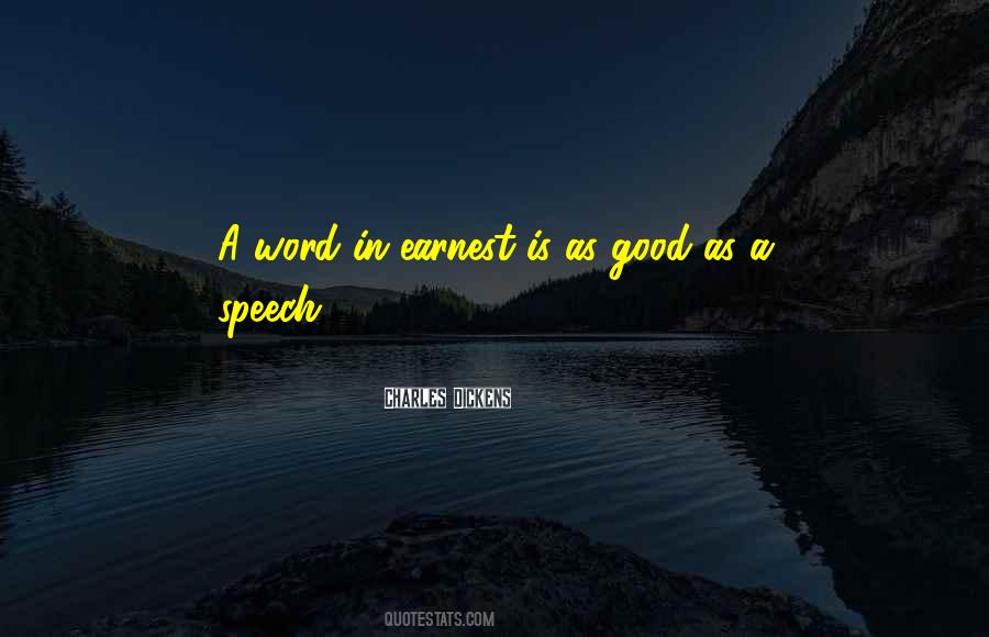 Quotes About A Speech #1183958