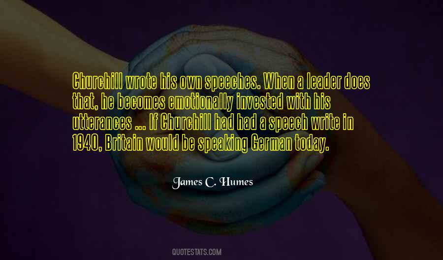 Quotes About A Speech #1778692