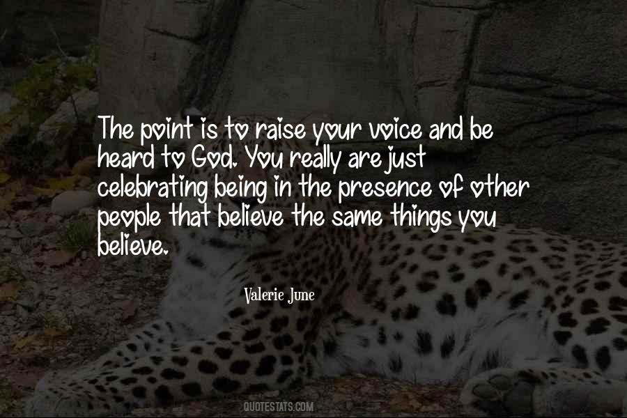 Being In The Presence Of God Quotes #1346585