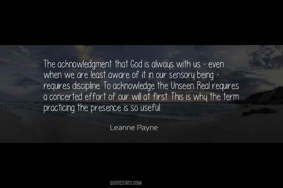 Being In The Presence Of God Quotes #575937