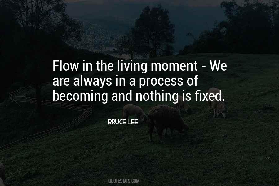Living In The Flow Quotes #1709241