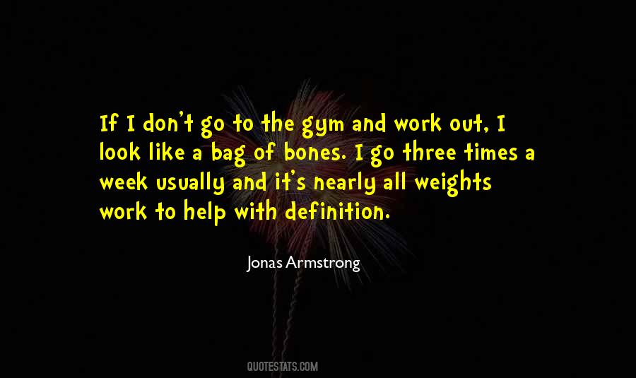 Gym Work Quotes #107563