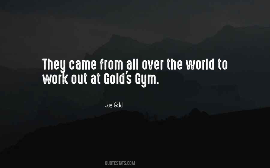 Gym Work Quotes #1649762