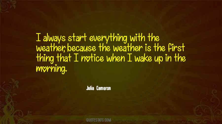 Morning Weather Quotes #749324