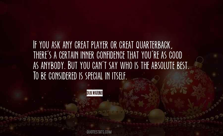 Good Player Vs Great Player Quotes #1096637