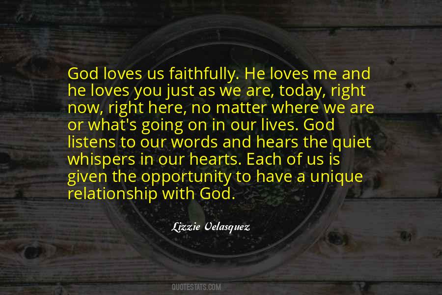 In A Relationship With God Quotes #1314032
