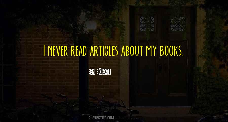 I Read Books Quotes #128484