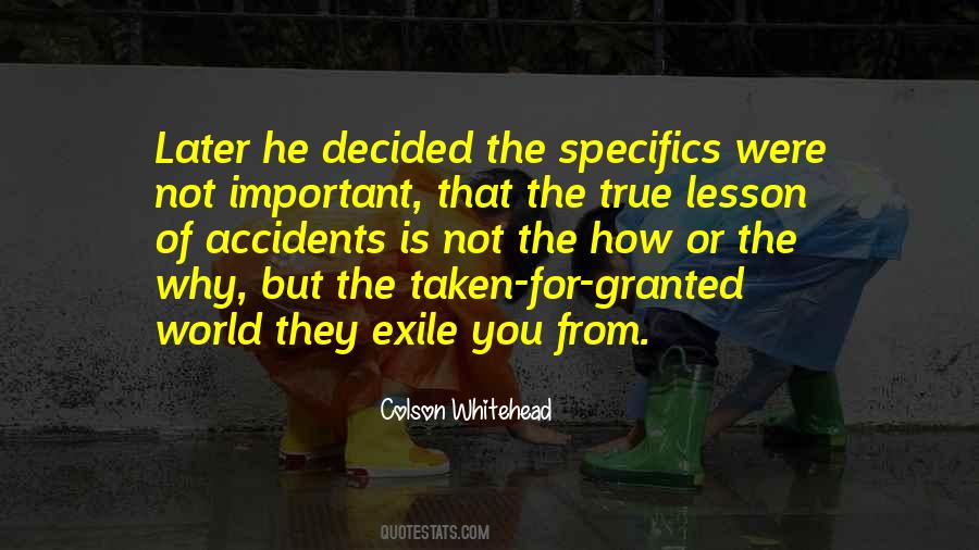 You Have Taken Me For Granted Quotes #508020