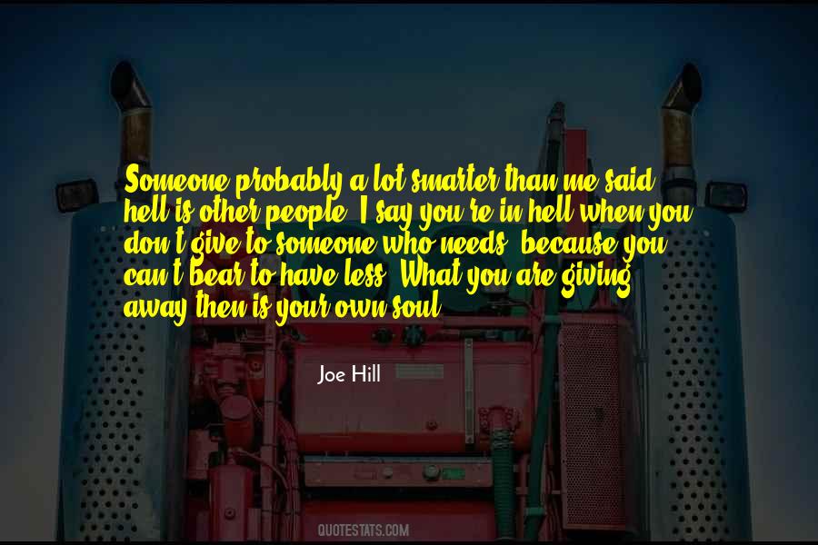 Who Said Hell Is Other People Quotes #448032