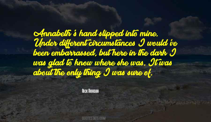 Only Sure Thing Quotes #1241783