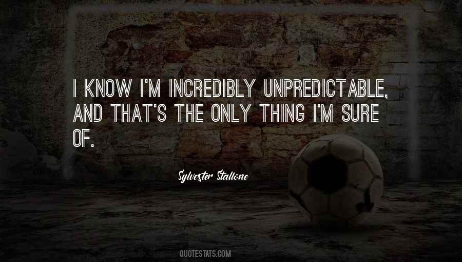 Only Sure Thing Quotes #460692