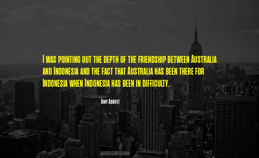 Depth Of Friendship Quotes #836127