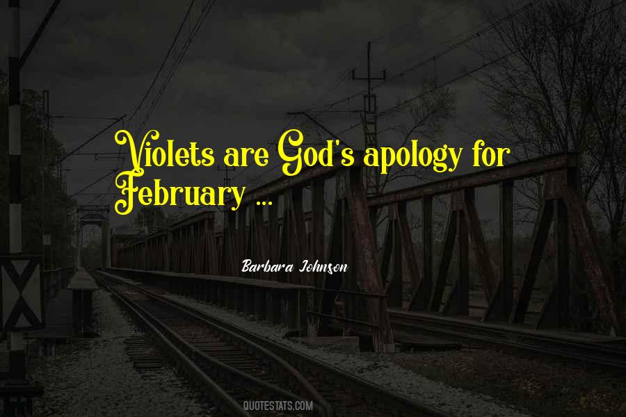 February God Quotes #675655