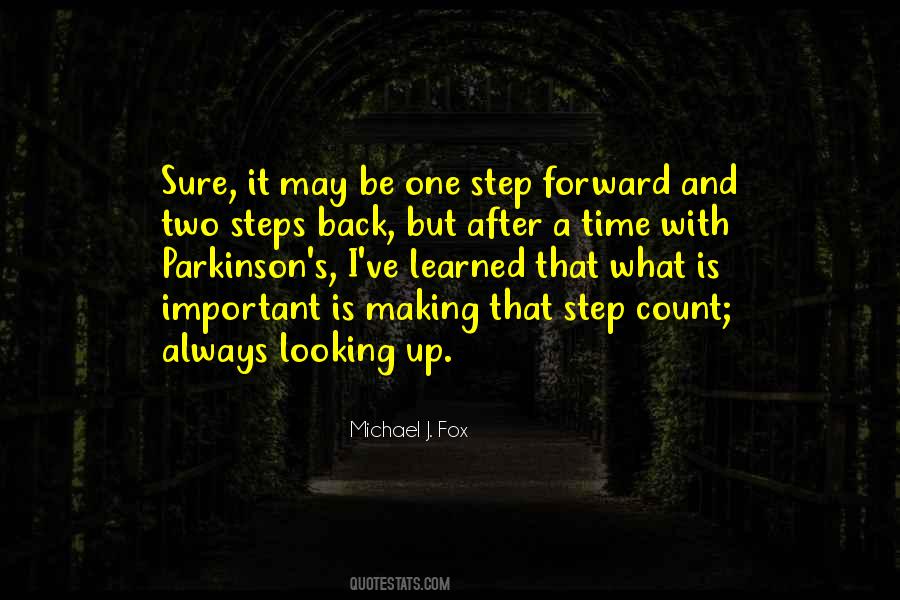 Two Steps Forward One Step Back Quotes #607899