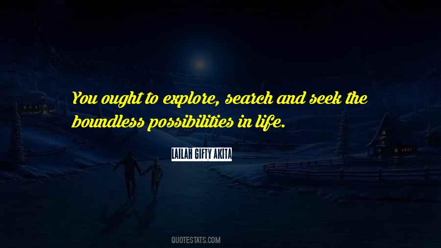 Life Explore Quotes #444109