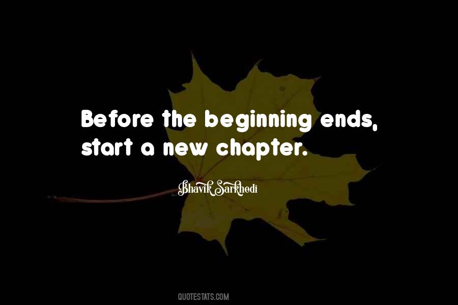 Start Beginning Quotes #215935