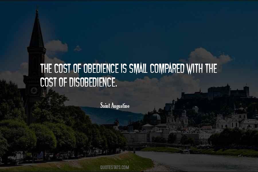 Disobedience Obedience Quotes #1368956