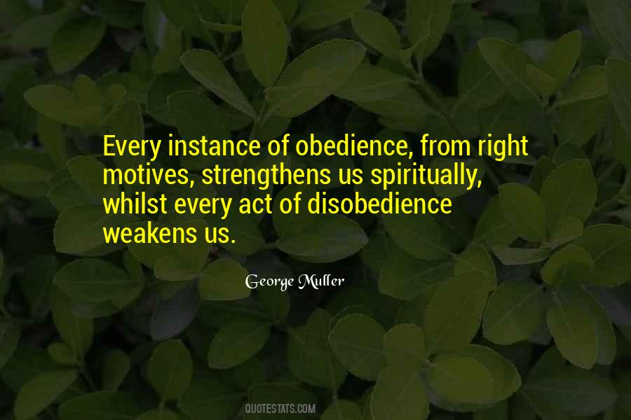 Disobedience Obedience Quotes #729101