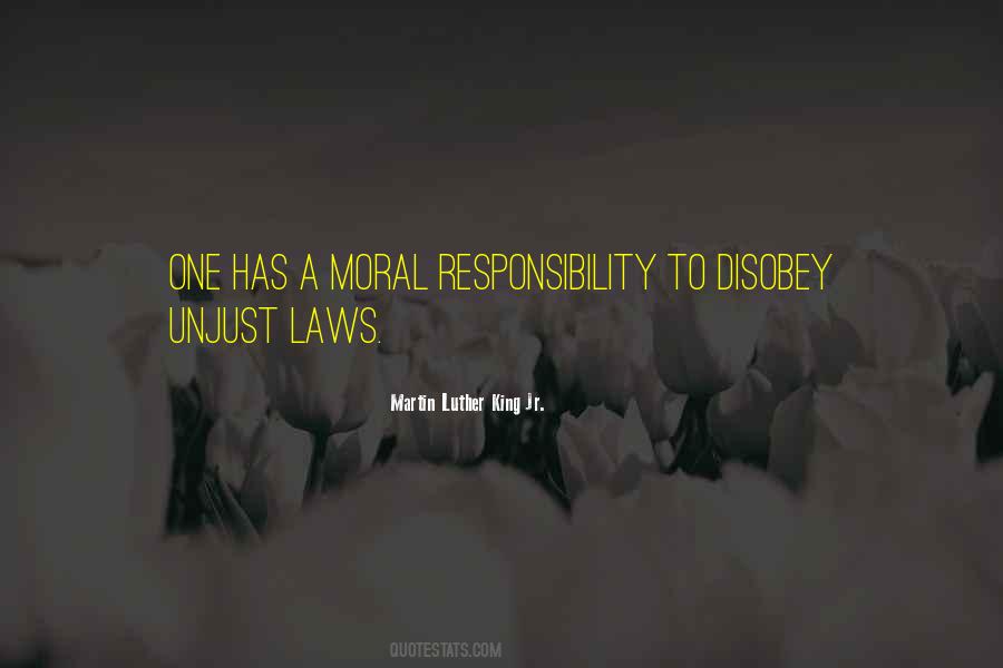 Disobey Unjust Laws Quotes #1295603