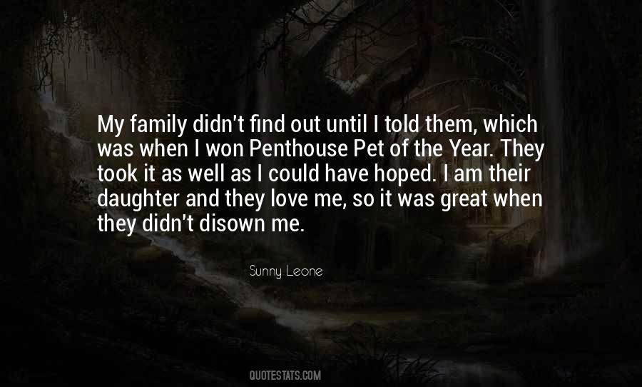 Disown Family Quotes #488581