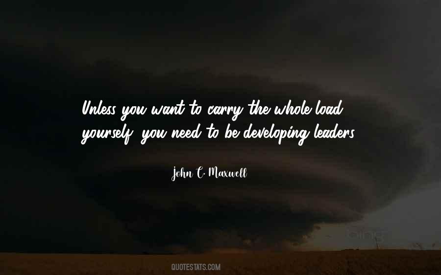 Developing The Leader Within Quotes #1757159