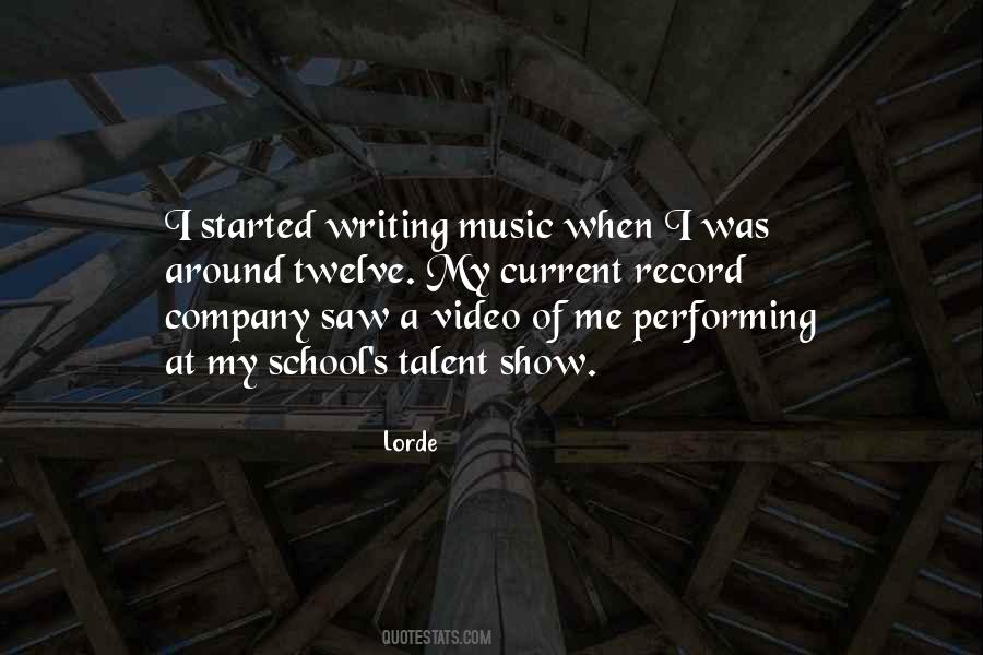 Quotes About A Music Video #1183187