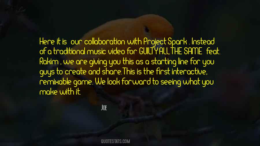 Quotes About A Music Video #548452
