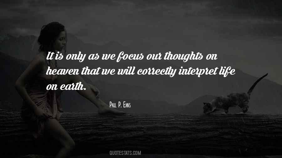 Heaven On Earth Life Quotes #383765