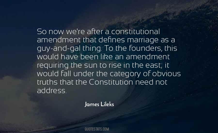 Constitutional Amendment Quotes #1282956
