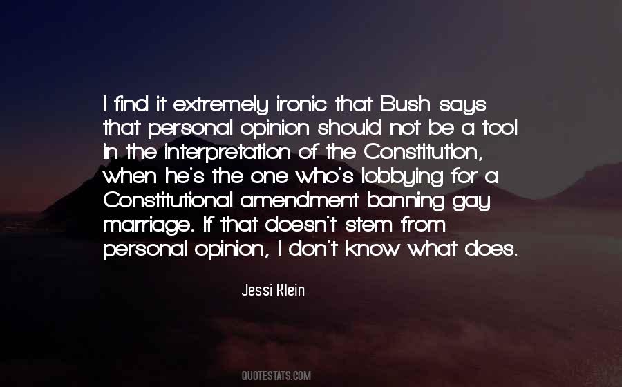 Constitutional Amendment Quotes #583398